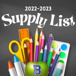 Supply List for the 2022-2023 School Year!